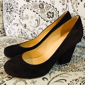 Kate Spade Brown Suede Heels